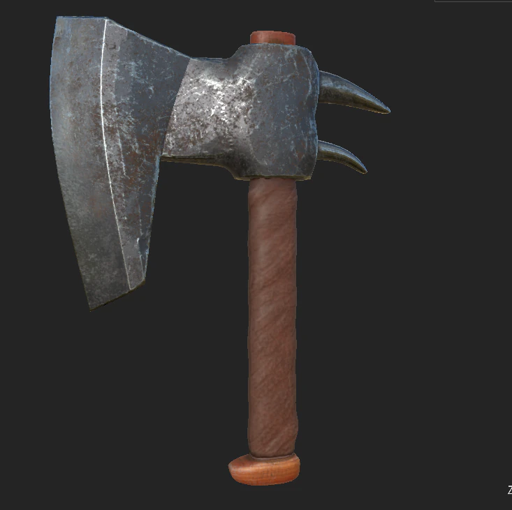axe 66 3D Model .c4d .max .obj .3ds .fbx .stl .blend 