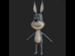 hare personage Modelo 3D