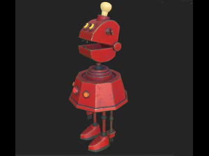 robot red 2 3D Model