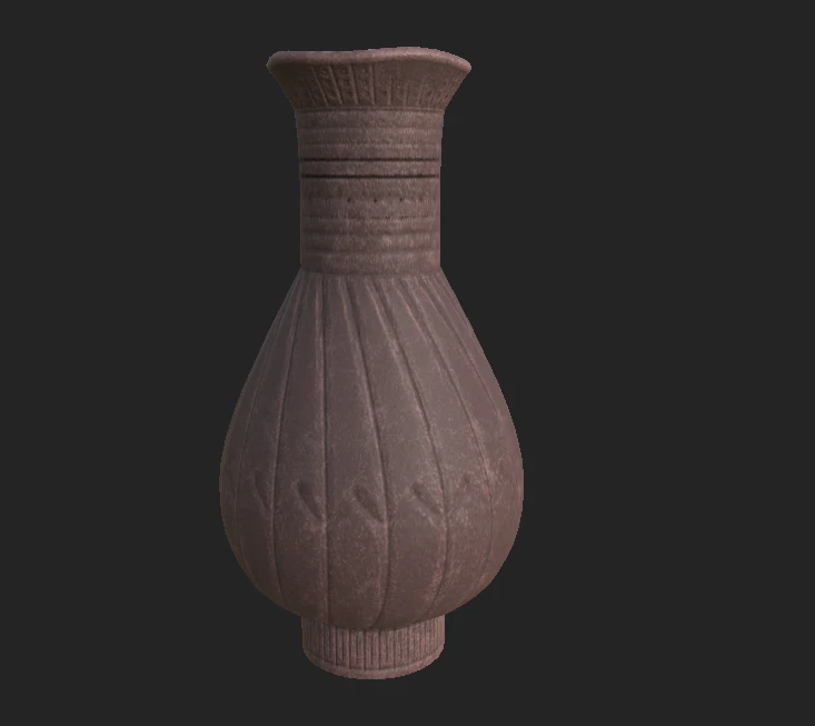 clay pot 99 3D Model .c4d .max .obj .3ds .fbx .stl .blend 
