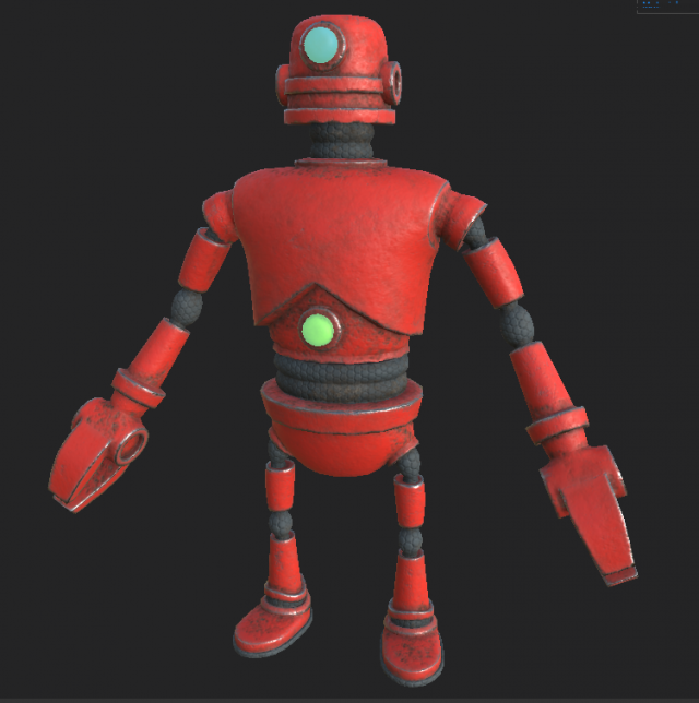 robot 3 3D Model .c4d .max .obj .3ds .fbx .stl .blend 