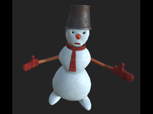 snowman 1 Modelo 3D