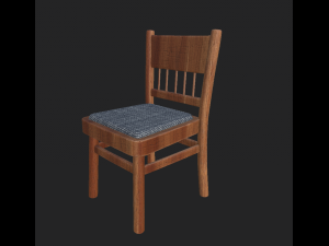simple chair 5 3D Model