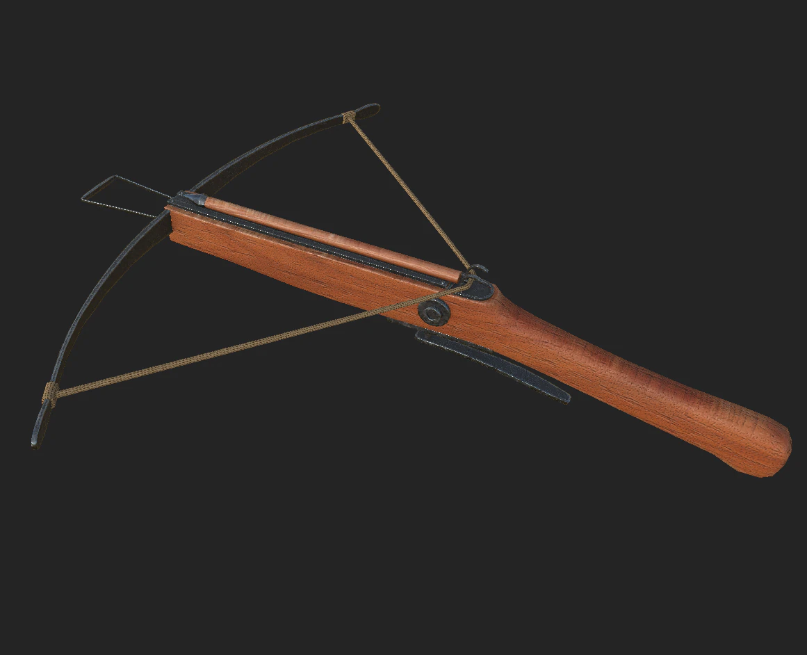 crossbow 2 3D Model .c4d .max .obj .3ds .fbx .stl .blend 