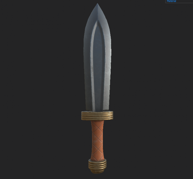 sword cartoon 44 3D 模型 .c4d .max .obj .3ds .fbx .stl .blend 