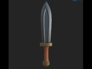 sword cartoon 44 Modèle 3D