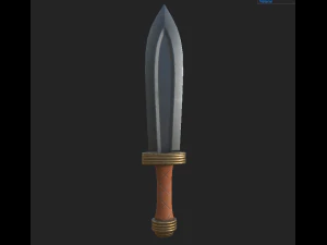 dibujos animados de espada 44 Modelo 3D
