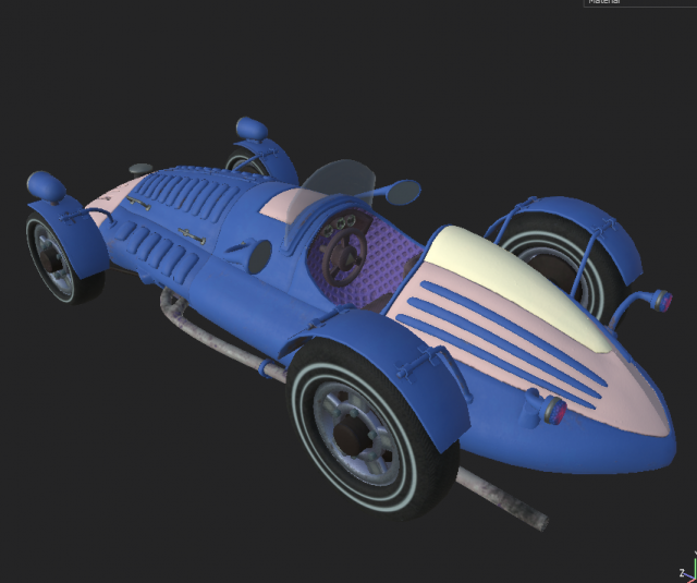 sport car 3 Model 3D .c4d .max .obj .3ds .fbx .stl .blend 