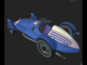 Sportwagen 3 3D Modell