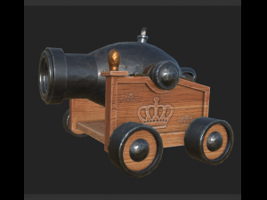 cannon 7 Modelo 3D