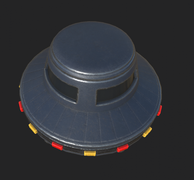 ufo 2 3D मॉडल .c4d .max .obj .3ds .fbx .stl .blend 