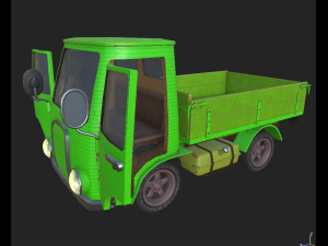 truck green 3D Model