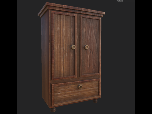 old wardrobe 1 3D Model