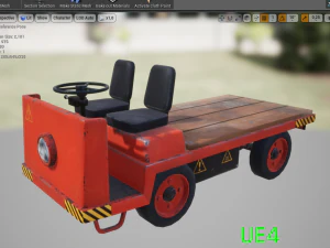 इलेक्ट्रिक कार कार्टून 3D मॉडल