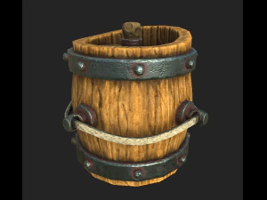 barell cartoon 5 3D Model