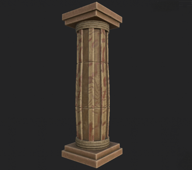 column 2 3D Model .c4d .max .obj .3ds .fbx .stl .blend 