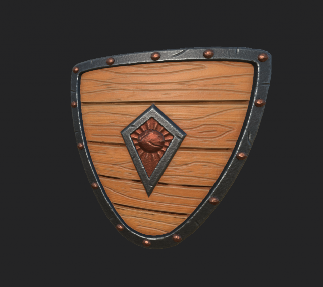 shield 2 3Dモデル .c4d .max .obj .3ds .fbx .stl .blend 