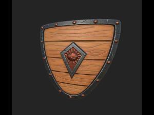 シールド2 3Dモデル