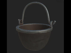 kocioł stylizowany 2 Model 3D