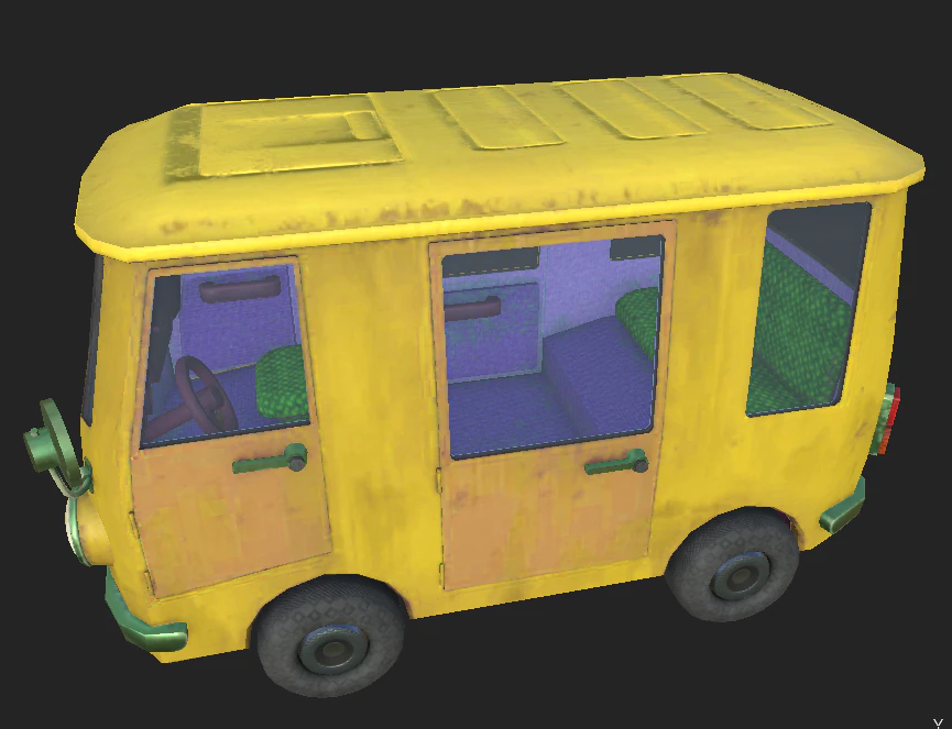 van 1 3D Model .c4d .max .obj .3ds .fbx .stl .blend 