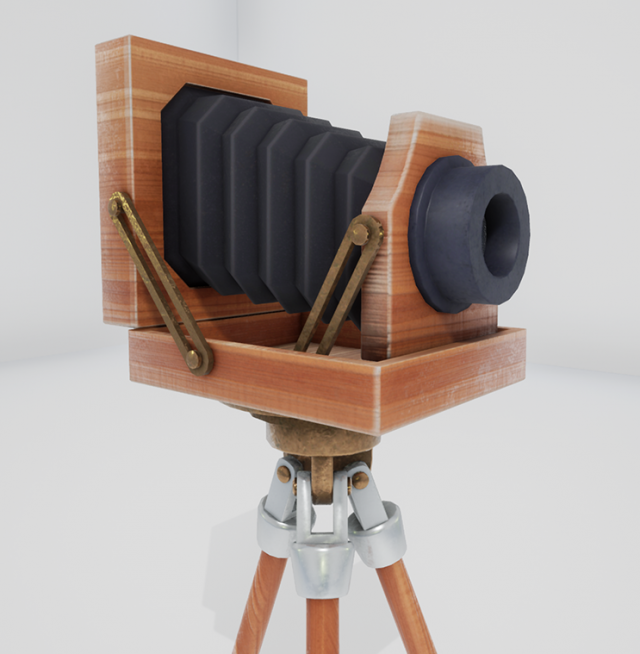 old camera 3D Модель .c4d .max .obj .3ds .fbx .stl .blend 