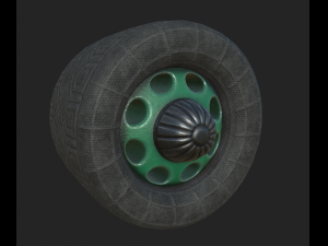 wheel cartoon 2 3D मॉडल