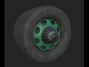 rysunek koła 2 Model 3D