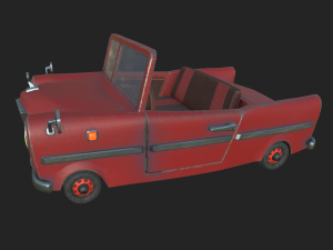 red car 3D-Modell