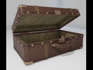 suitcase old 3D Model