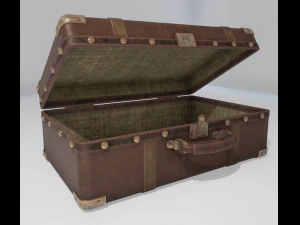 чемодан старий 3D Модель