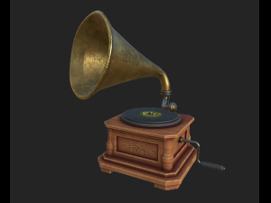 gramophone 1 3D Model