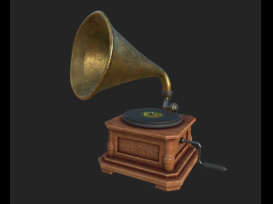 gram&oacute;fono 1 Modelo 3D