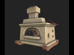 stove russian 3D Model