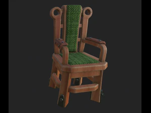 krzesło szefa Model 3D