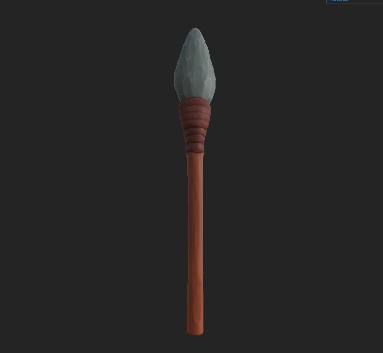 primitive spear 3D Model .c4d .max .obj .3ds .fbx .stl .blend
