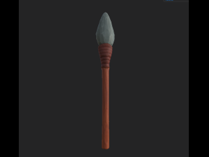 primitive spear 3D 모델