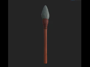 tombak primitif Model 3D