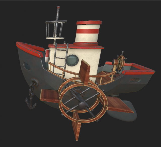 fantastic boat Modèle 3D .c4d .max .obj .3ds .fbx .stl .blend 