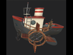 fantastic boat 3D Model