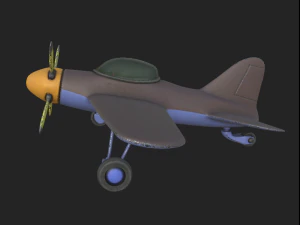 airplane sport 1 3D Model