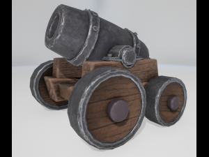 ancient cannon Modelo 3D