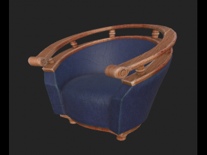 armchair cartoon 411 3D-Modell