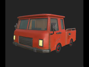 ciężar&oacute;wka, pomarańczowa kresk&oacute;wka 2 Model 3D