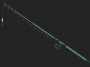 fishing rod Modèle 3D