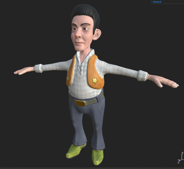 artist 1 3D Model .c4d .max .obj .3ds .fbx .stl .blend 