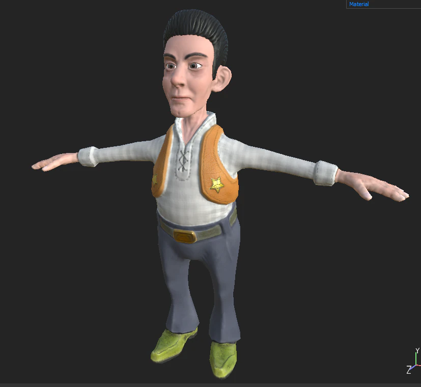 artist 1 3D Model .c4d .max .obj .3ds .fbx .stl .blend 