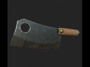 coltello da macellaio Modello 3D