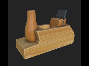 wood plane Modello 3D