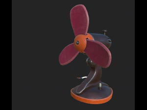 ventilatore retrò Modello 3D