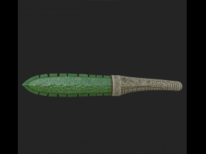 ritual knife mayan 3D Model